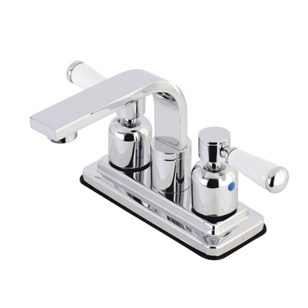 Kingston Brass KB8461DPL Paris 4" Centerset Bathroom Faucet, Polished Chrome KB8461DPL